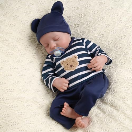 BABESIDE Reborn Babypuppen Jungen Noah – 20 Zoll Reborn Puppen Lebensecht, echte Neugeborene Babypuppen, Ganzkörper-Viny