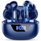 Cuffie Bluetooth 5.3 Wireless In Ear Con 4 Mic, Cancellazione Rumore, Bassi Potenti, 48H Autonomia, IP7 Impermeabili, LED Display - Blu Navy
