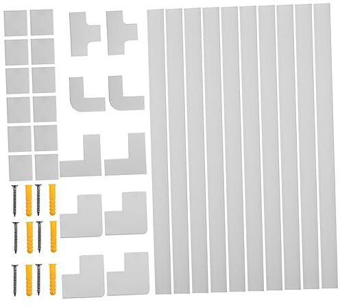 DOITOOL Cord Hider Cable Cover Wire Covers for Cords Insulated Trunking Hide Wires Wall Outdoor Cable Hider Concealer Kit