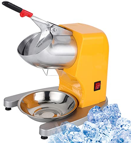 PLABNK Tritaghiaccio, frullatore e tritaghiaccio a Doppia Lama, Adatto per Cocktail, Gelati, frullati, tritaghiaccio tritaghiaccio