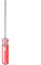 sourcing map Magnetic Hex Screwdriver 75mm Length H3.0 Carbon Steel Hexagonal Head Screw Driver with Non-Slip Handle for Appliances Repair Improvement, Red
