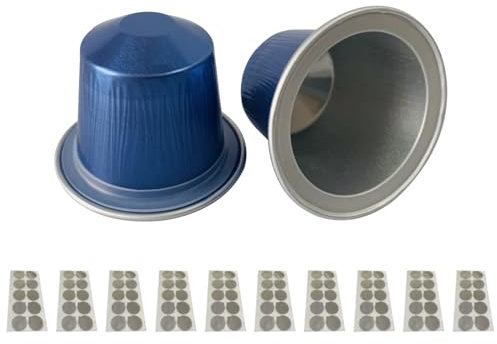 100 Stück Aluminiumfolien Kaffee mit selbstklebender Dichtungsfolie Aufkleber Kaffeetassen