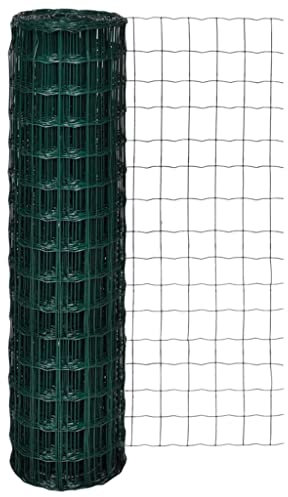 zaun sichtschutzstreifen,sichtschutz doppelstabmattenzaun,Gartenzaun Maschendraht Gitterzaun Schweißgitter 10x1,5mGeeignet für Gärten, Zäune, Ästhetik