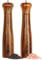 Pepper Grinder Set,Haomacro 10Inch Updated Manual Wooden Pepper Shaker Set,Oak Wood Salt Mill Pepper Grinder Set Refillable with Adjustable Ceramic Rotor 2Pcs