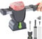 ANGDI Meat Slicer for Home, Fresh Meat Cutter with Stainless Steel Meat Cleaver, Thickness Adjustable 2-4 mm, Food Slicing Machine with Sharpener, 2 x Cleaning Brushes, Dishwasher Safe, for Beef Pork