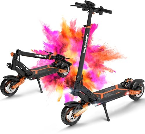 kukirin Monopattino Elettrico Adulto,Scooter Elettrico Pieghevole,Motore da 500W,Batteria da 48V20.8AH,Autonomia di 75 km,Carico Massimo 150KG,10 Pollici Ruote-G2 MAX