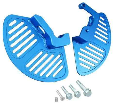 Tenere 700 XTZ 700 2019-2024 Compatible Motorcycle Front Brake Disc Guard And Fork Leg Protector Compatible with Tenere 700 World Raid Rally(Blue)
