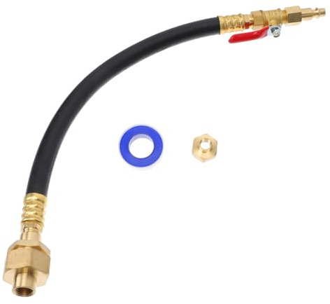 FUTUREORYY Winterfester Gartenschlauchadapter mit Schnellablaufanschluss aus Messing und Kunststoff für Sprinkleranlagen und Garten und Gartenbewässerungssysteme für Camper