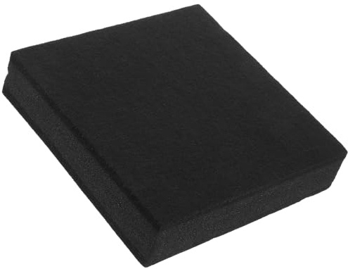 Schalldämmmatte für Subwoofer und Boden, Schwarz, Gummi Kunststoff | Geräuschreduktion und Schallabsorption, Stoßdämpfung für Aufnahmeraum, Robustes Zubehör