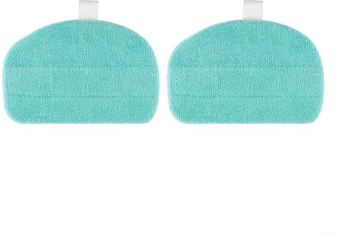 SMZhomeone 2er-Pack Ersatz-Mopp-Pads für Leifheit für Cleantenso Power 2.0 Dampfreiniger, blaue Mikrofaser, 31,5 x 19,2 cm, für Hartholz, Fliesen, Marmor, Vinylböden (2 Stück)