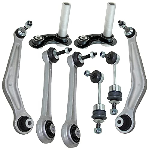 BESTPRICE 2x Querlenker Hinterachse hinten, 2x Querlenker Hinterachse vorne, 2x Integrallenker Hinterachse, 2x Koppelstange Kompatibel mit BMW 5er (E60), 5 Touring (E61), 6 (E63), 6 Cabriolet (E64)