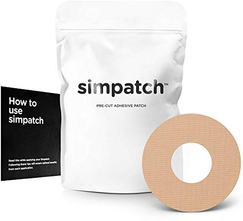 SIMPATCH Patch Adhésif pour Freestyle Libre – Lot de 30 – Disponible en 4 Couleurs, Peau