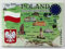 Poland EU Series Souvenir Fridge Magnet 2.5 X 3.5