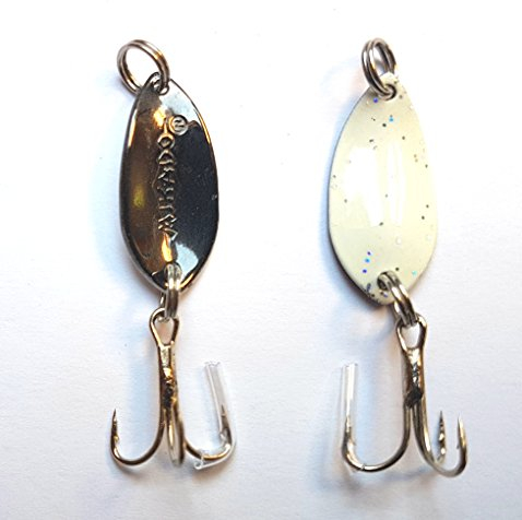 Mikado Blinker Trout Campione Mini 2.2cm/1.4G - Weiss und Schwarz