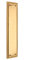 30,5 cm Heavy Duty Laiton poli solide forgé Laiton Style géorgien plaque de pression du doigt NEUF