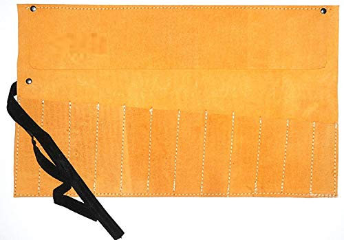 Unibos Chisel Leather Tool Roll Leather Hide Genuine Leather 12 Pocket