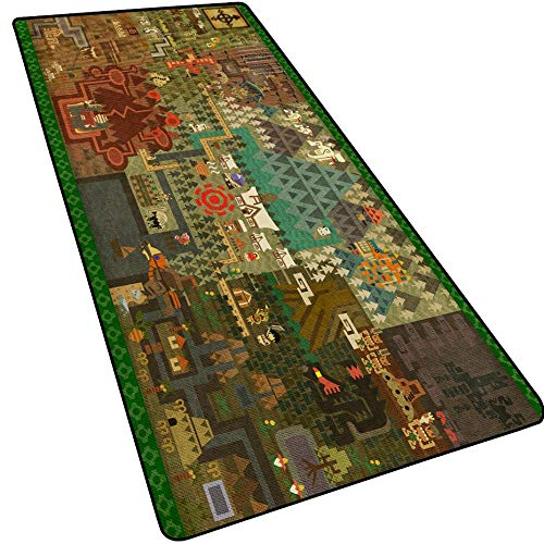 IGIRC Mauspad Monster Hunter 900X400mm Mauspad, Speed Gaming Mousepad, Erweitertes XXL großes Mousemat mit 3mm starker Basis, für Notebooks, PC, A