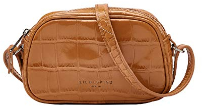 Liebeskind Berlin Jodie Camera Bag Umhängetasche, Extra Small (10 cm x 17 cm x 4.5cm), golden amber