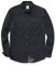 Dubinik® Chemise en Jean à Manches Longues pour Homme Coupe Droite Chemise de Loisirs pour Homme Coupe Normale Chemise de Travail, Noir, L