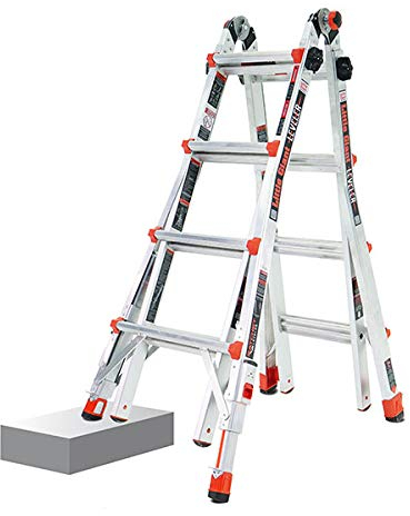 Teleskopleiter Leveler 4x4 Sprossen