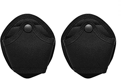2 Stück Handschellentasche, 1000D Nylon Handschellenhalter 13X11X3cm