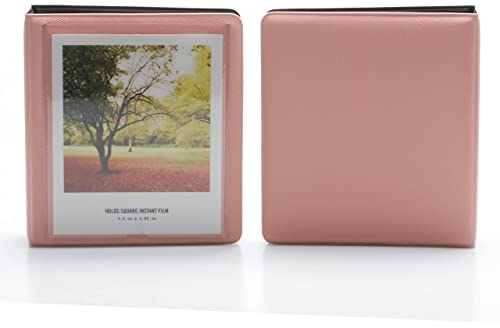 EKEDAC Polaroid Bilderalbum – 33 Taschen, 8,9 x 10,8 cm, PVC-Material, wasserabweisend (Rosa)