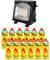 Alpen Camping IK1100 2-in-1 Gas Oven with Stove Function, Portable Gas Heater, Camping Stove, Gas Consumption, 108 g/h, Piezo Ignition (Gas Oven + 12 x 400 ml Cartridges), Black