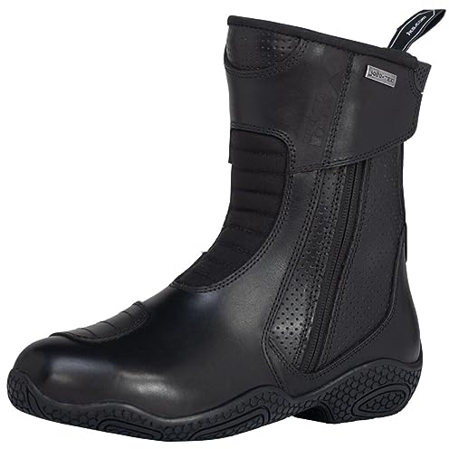 IXS Comfort-Short-ST - Stivali da moto da donna impermeabili, Nero , 38 EU