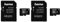 Hama microSDHC 16GB Class 10 UHS-I 80MB/s Karte inkl. SD Adapter, Schwarz (Packung mit 2)