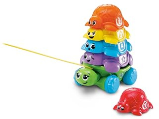 Leapfrog Nest & Count Turtle Tower, English | Nesting turtle play teaches emotions, nurturing, colours, shapes and numbers. Ages 12-36 months