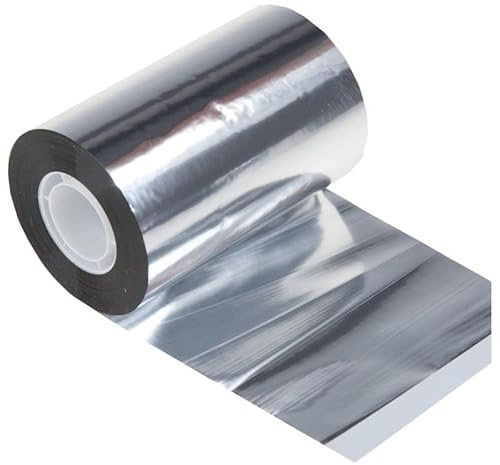 doitBau Alu - PP Klebeband 100mm x 100m Aluminiumklebeband Polypropylen Dichtband Dampfsperre Dach Isolierung Dämmung Isoband Aluminiumtape selbstklebend Abdichtung Rohrisolierung hitzebeständig