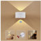 Feallive Applique Murale Interieur avec Détecteur de Mouvement, avec Batterie Rechargeable Contrôle Tactile 3 Niveaux de Luminosité à Rotation 360° Lampe pour Salon Chambre à Coucher (Blanc)