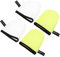 Healeved 12pièces Gants De Nettoyage Visage Microfibre De Serviettes Réutilisables Outils De Démaquillage Gants De Lavage Pour Visage Aléatoires