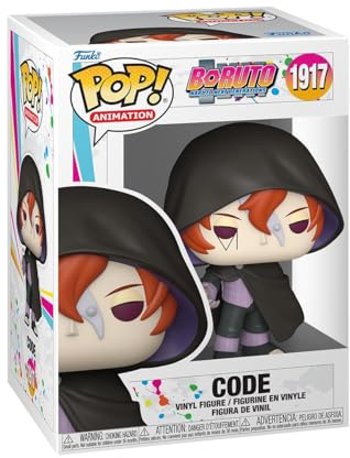 Funko POP! Animation: Boruto - Code - 1 in 6 Chance of Rare Chase | Offizielles Anime Merch - Vinyl Sammelfigur als Regal Deko - Geschenkidee zum Geburtstag für Fans und Sammler