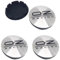 WxsTZL Radnabenkappen Felgendeckel Nabenkappen 56mm 4 StüCk Kompatibel mit für OZ O.Z Rally Racing GTI Nabendeckel ABS Wheel Caps Mittelkappen,A