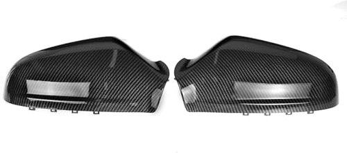 ZSSHUIHH Auto Spiegelkappen für Opel Astra H 2004-2013, Seitenspiegel Cap Rückspiegelgehäuse Ersatz Zubehör, Verbessern Sie Aussehen Mode