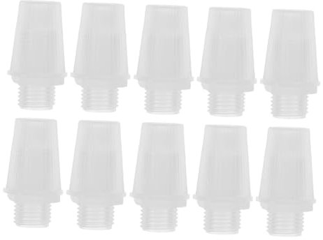 SOLUSTRE 20 Stück Drahtschnalle Lichtklemmen Lampen Zubehör Pendelleuchten Zubehör kabelhalter Kabelsicherung Kabelschloss elektrische Kabelklemmen Deckenkabelverschraubungen Plastik Weiß