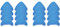 Goufride Replacement Steam Mop Cleaning Pads S85-cm Steam Microfibre Cleaning Mop Pads Cleaner