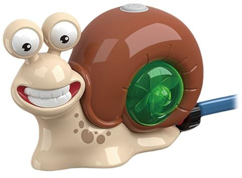 Water Sprinkler Baseball Toy Snail Water Baseball Sprinkler Outside Toy 360 Degree Roating Spray Outdoor Play
