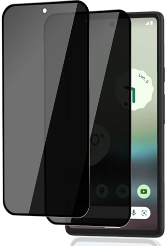 ICESPRING für Panzerglas für Google Pixel 6a Blickschutz, 2 Stück Anti-Spy Panzerfolie für Google 6a Folie, 9H Härte Sichtschutzfolie für Pixel 6a Panzer Schutz Glas
