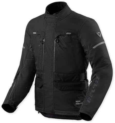 REV'IT! Revit Outback 5 H2O wasserdichte Motorrad Textiljacke, schwarz, L
