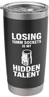 Losing 10MM Sockets is My Hidden Talent Car Guy Car Mechanic Stainless Steel Insulated Tumbler