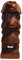 Simandra Holz Figur Skulptur Abstrakt Holzfigur Statue Afrika Asia Handarbeit Deko 3 Affen Größe Hoch