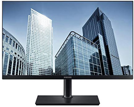SAMSUNG Monitor S27H850 Monitor Professionale WQHD, 27'' Pannello PLS, 2650 x 1440, 4 ms, USB-C, DP, HDMI, Regolabile in Altezza, Daisy Chain, Pivot, Nero