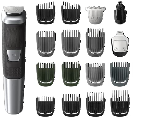 Philips Norelco Multi Groomer MG5750/49-18 piece, beard, body, face, nose, and ear hair trimmer and clipper