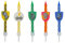 Cinereplicas Harry Potter - Bougies Harry Potter Logos (Set de 10) - Licence Officielle (Logos maison)