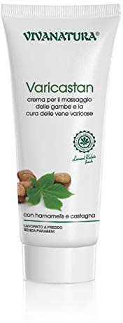 CREMA CONTRO LE VENE VARICOSE PRIMO CLASSIFICATO 2019-2021 VARICASTAN VIVANATURA 100% NATURALE SENZA PARABENI LAVORATA A FREDDO IMBALLO ITALIANO L'ORIGINALE 100%
