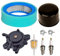 JJDD Carkio Kraftstoffpumpe Ölfilter Luftfilter Vorreiniger Kraftstofffilter Klemmen Zündkerze Ersatz für John Deere GT235 GT235E LTR166 LT166 LT170 LX288 SST16 SST18 Rasenmäher