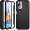 Coque pour Xiaomi Redmi Note 10 Pro/Note 10 Pro Max Antichoc [avec Protège écran] Full Body Protection Transparent Housse Anti-Scratch Étui Silicone TPU Robuste Etui pour Redmi Note 10 Pro(Noir)
