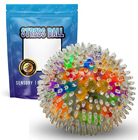 Gifton Dorn mit Wasserperlen, dehnbarer DNA-Stressball – sensorisches Fidget-Spielzeug in einer Packung ADHS, Angstzustände, Quetschball für Jungen, Mädchen, Kinder, Männer, Frauen und Erwachsene